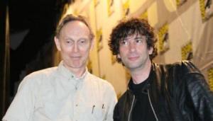 O diretor Henry Selick e o autor Neil Gaiman